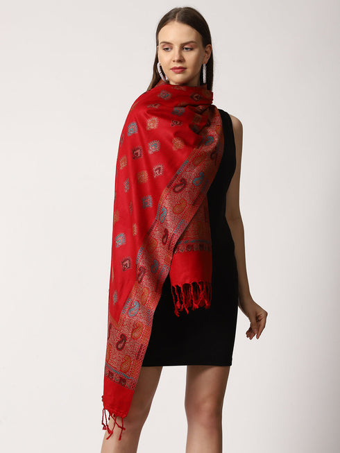 Women's Jamawar Wool Stole